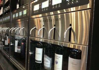 Our Danville wine bar offers the only local self-serve wine selection.