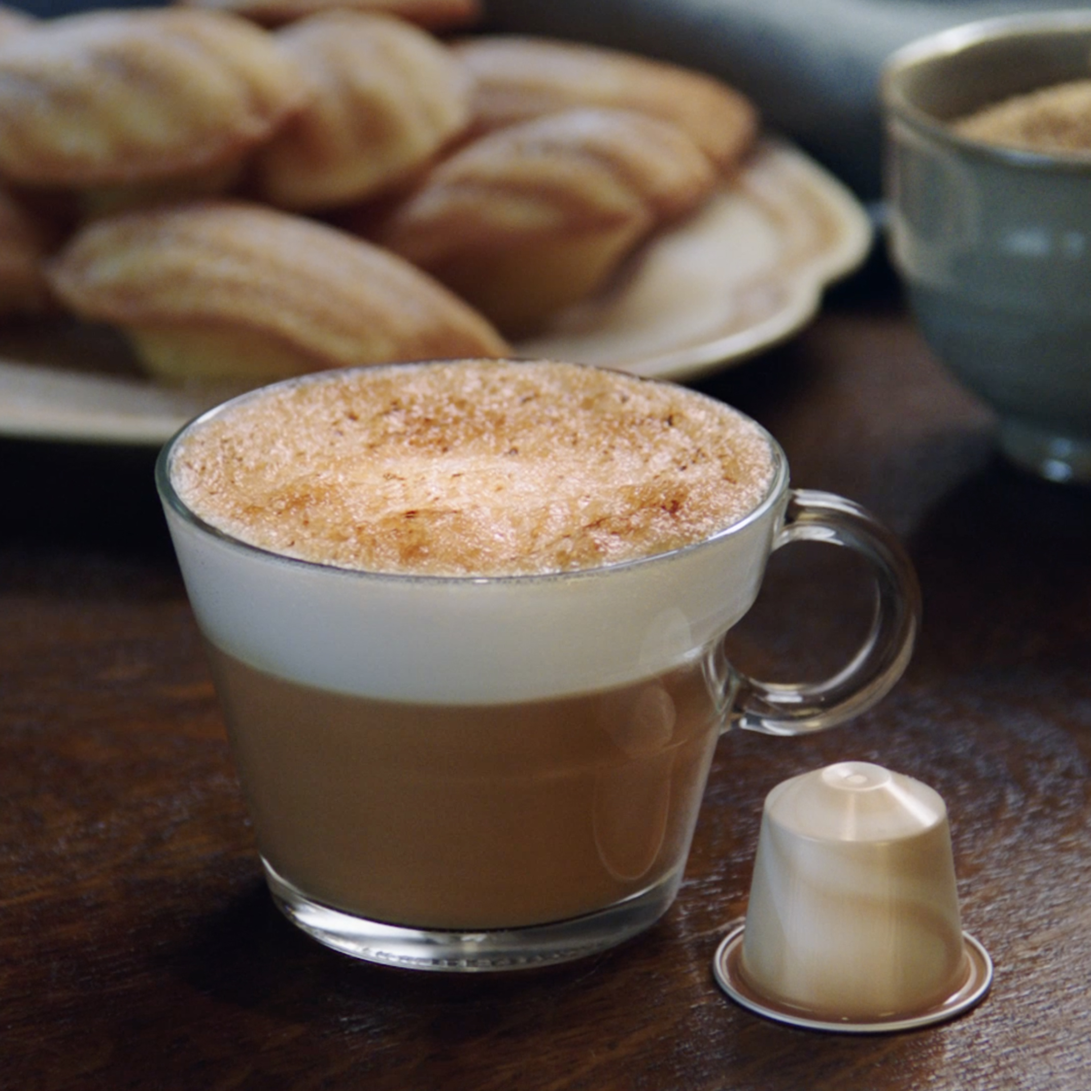capp Comfortable seating, fine food, and a warm atmosphere make Crema & Vine the perfect place to relax.